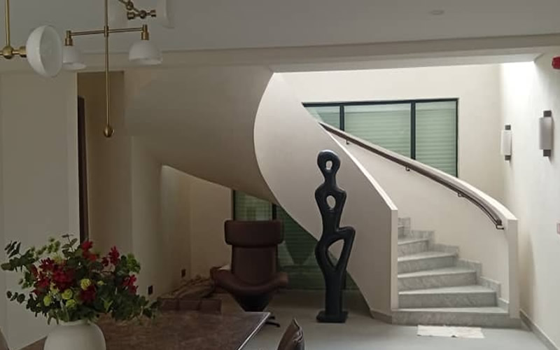 Two-storey residential design and construction project by Temamost Nigeria Ltd showcasing modern residential construction and expert project management in Port Harcourt, Nigeria.