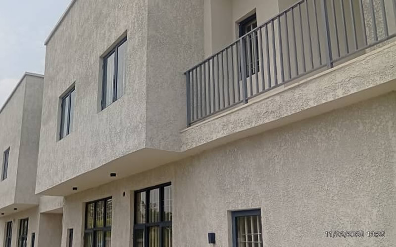 Detached residential construction at Lot 1627, Reef Courts Estate, Port Harcourt by Temamost Nigeria Ltd, showcasing expert residential construction and project management in Port Harcourt.