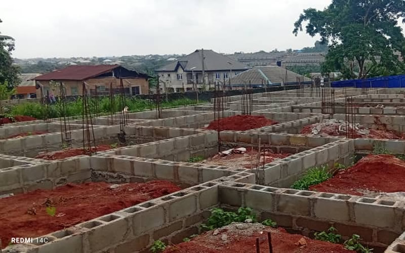 Detached Residential Construction project at Lot 661, Phase 3, Reef Courts Estate, Port Harcourt by Temamost Nigeria Ltd showcasing modern residential construction.